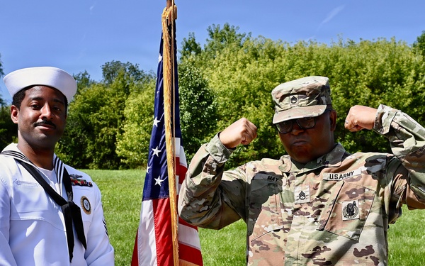 ETV1 Brandon Williamson Reenlistment Ceremony