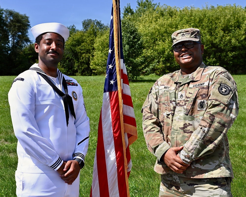 ETV1 Brandon Williamson Reenlistment Ceremony