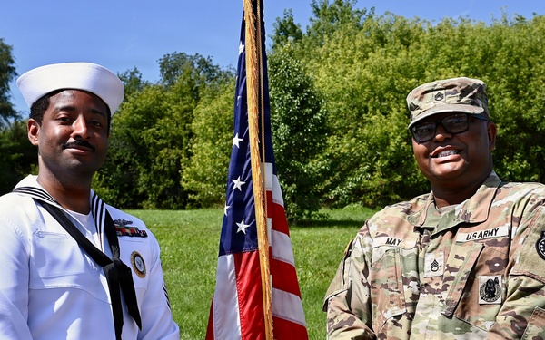 ETV1 Brandon Williamson Reenlistment Ceremony
