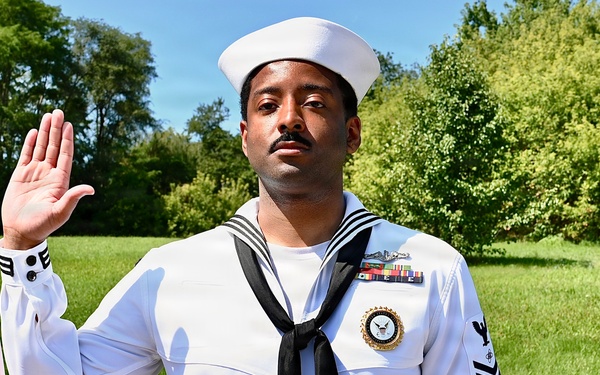 ETV1 Brandon Williamson Reenlistment Ceremony