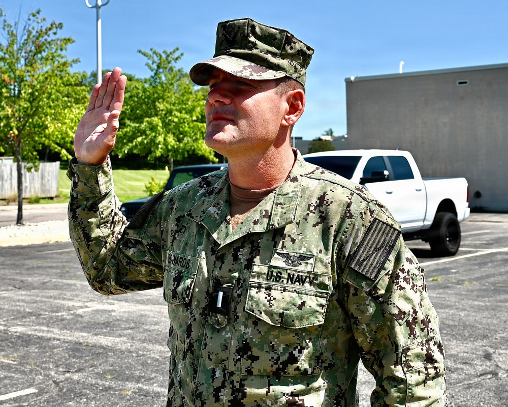 ETV1 Brandon Williamson Reenlistment Ceremony