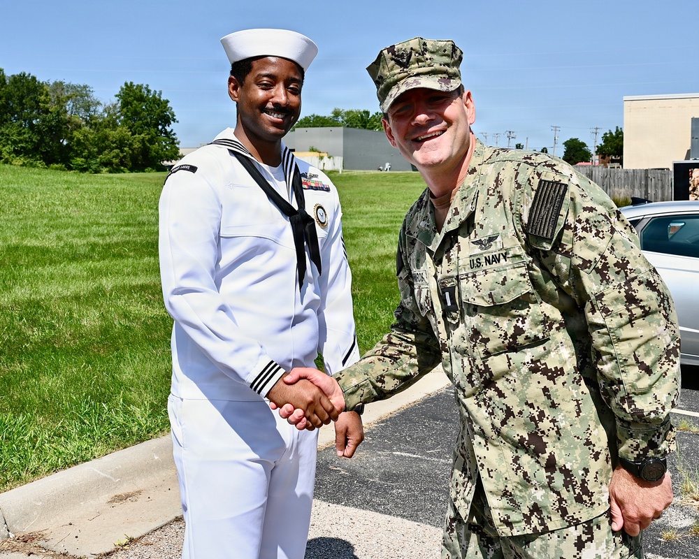 ETV1 Brandon Williamson Reenlistment Ceremony