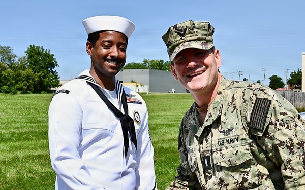 ETV1 Brandon Williamson Reenlistment Ceremony