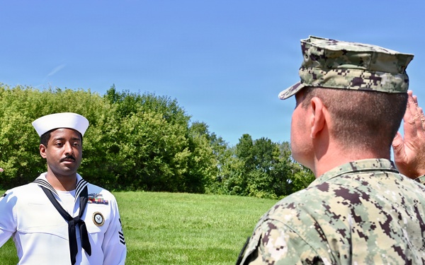 ETV1 Brandon Williamson Reenlistment Ceremony