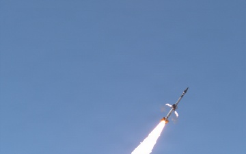 An Integrated Air and Missile Defense Target (IAMD-T) launches during Pacific Dragon 2026