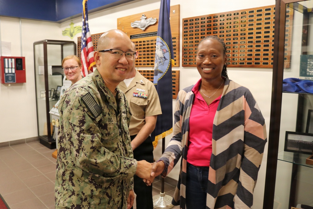 Naval Information Warfighting Development Center visits NIOC Pensacola
