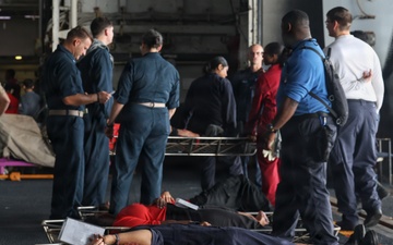 IKE Conducts Mass Casualty Drill