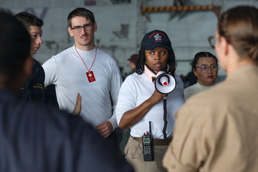 IKE Conducts Mass Casualty Drill