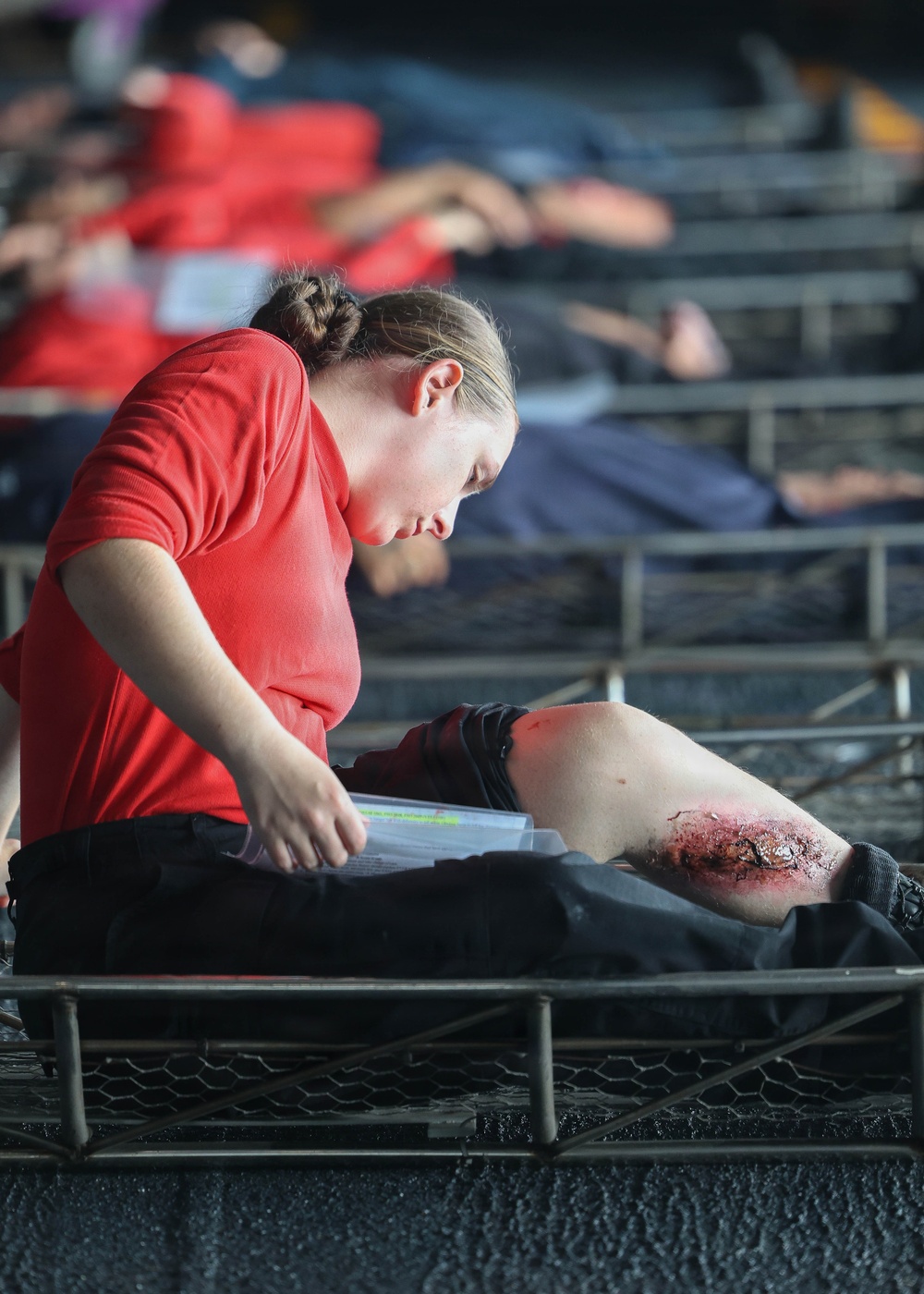 IKE Conducts Mass Casualty Drill