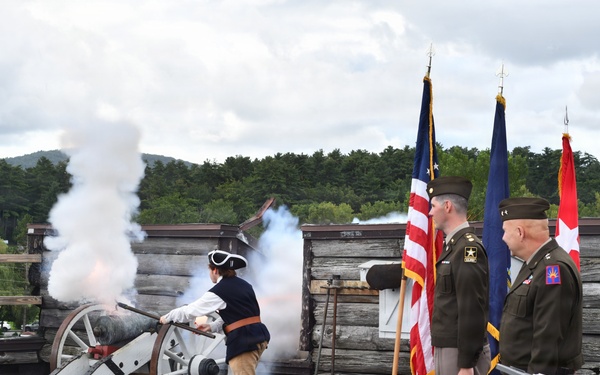 NY Army Guard officer promoted at French and Indian War Battlefield