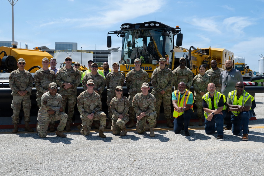 316th Civil Engineer Squadron strengthens community relations through training partnership with BWI Airport