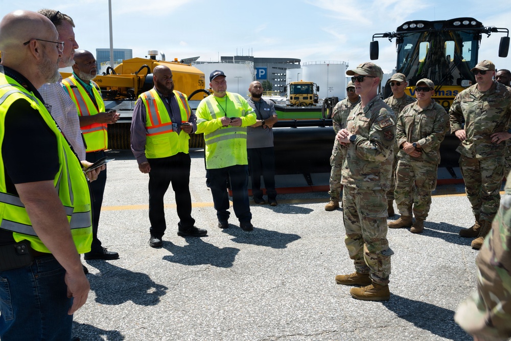 316th Civil Engineer Squadron strengthens community relations through training partnership with BWI Airport