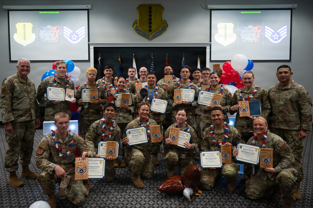 Goodfellow celebrates 2026 staff sergeant release party