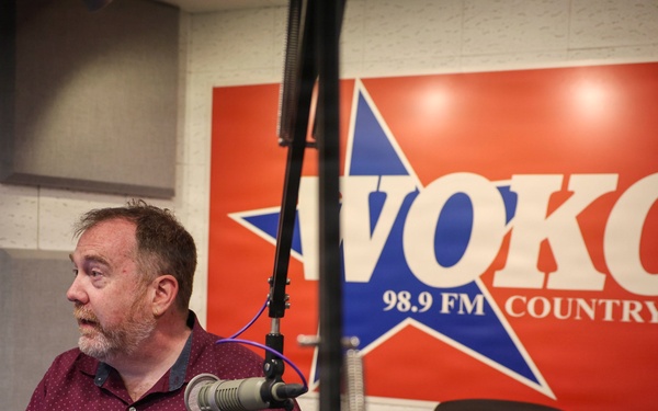 U.S. Navy goes on Live Radio during Burlington Navy Week
