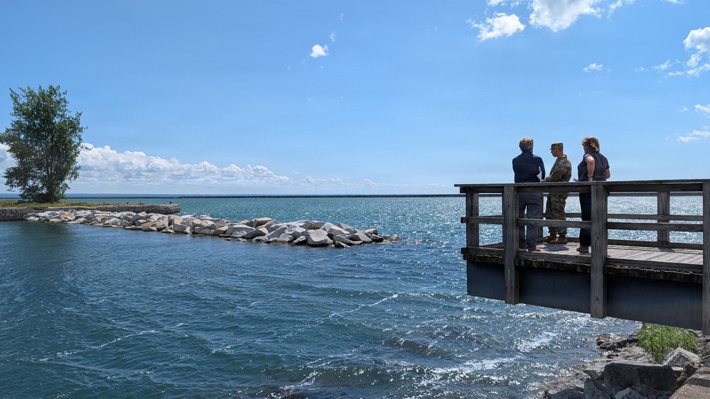 New USACE Buffalo District Commander Tours Outer Harbor Wetland Site