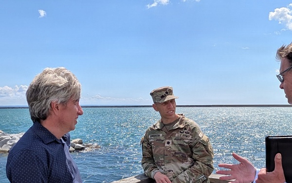 New USACE Buffalo District Commander Tours Outer Harbor Wetland Site