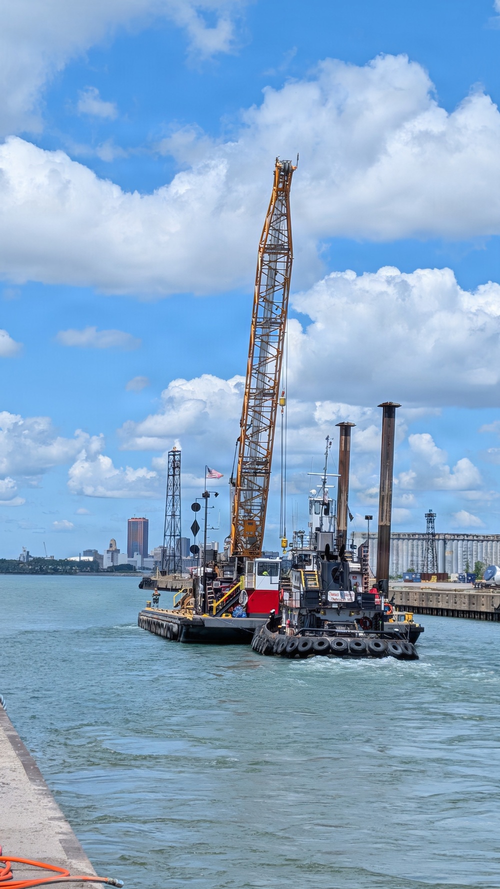 New USACE Buffalo District Commander Tours Buffalo Harbor