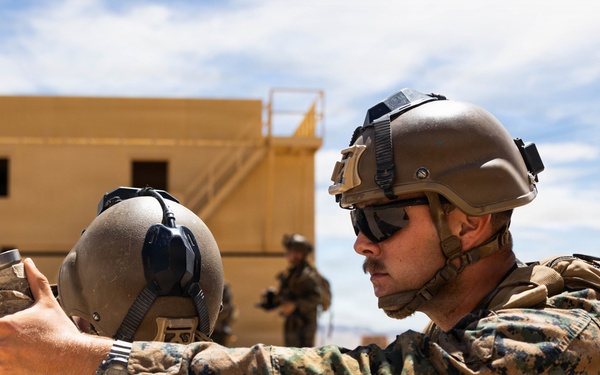 U.S. Marines with 2nd Bn., 1st Marines participate in MWX 4-26