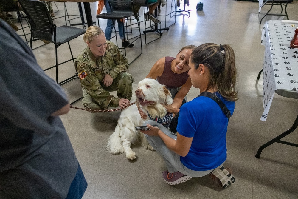 Fort Indiantown Gap USO hosts 'Cookout With a Canine'
