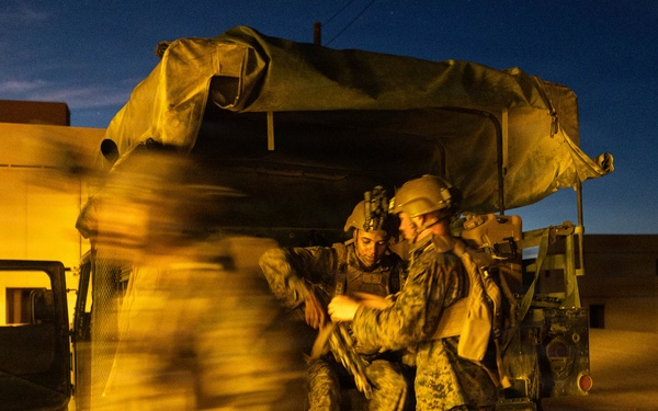 U.S. Marines with 2nd Bn., 1st Marines participate in MWX 4-26
