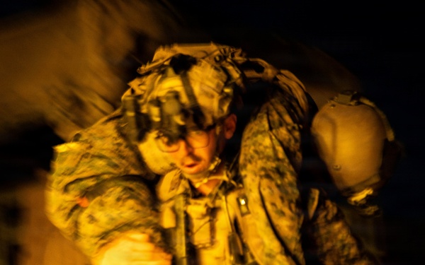 U.S. Marines with 2nd Bn., 1st Marines participate in MWX 4-26