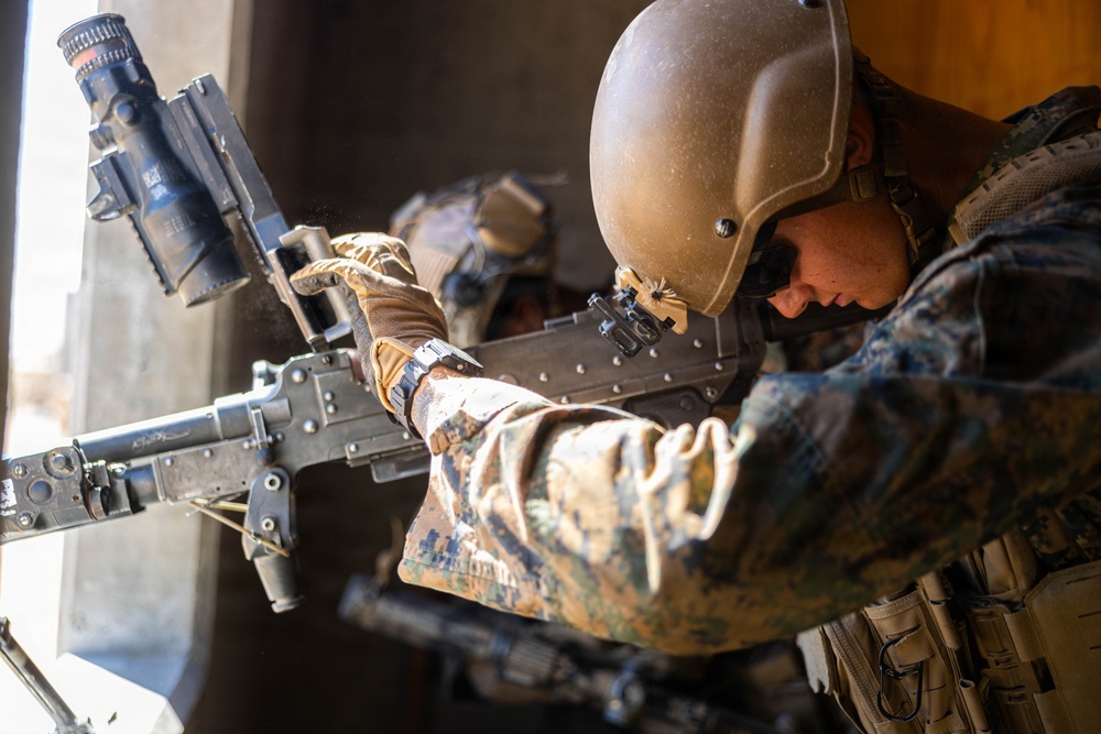 U.S. Marines with 2nd Bn., 1st Marines participate in MWX 4-26