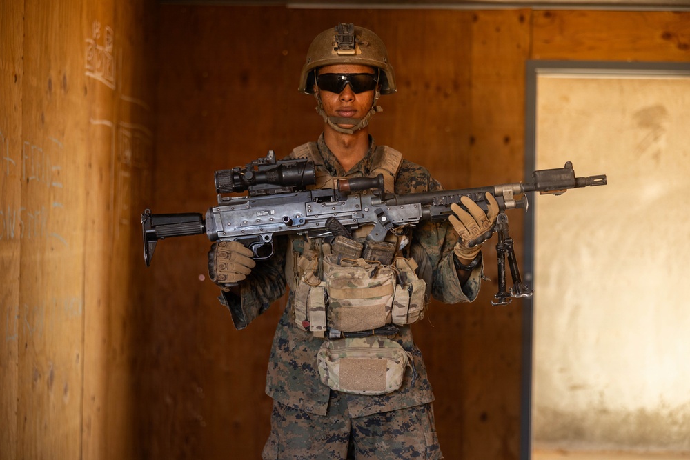 U.S. Marines with 2nd Bn., 1st Marines participate in MWX 4-26