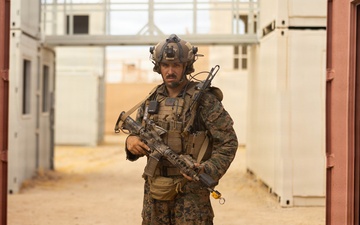 U.S. Marines with 2nd Bn., 1st Marines participate in MWX 4-26