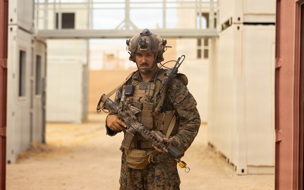 U.S. Marines with 2nd Bn., 1st Marines participate in MWX 4-26