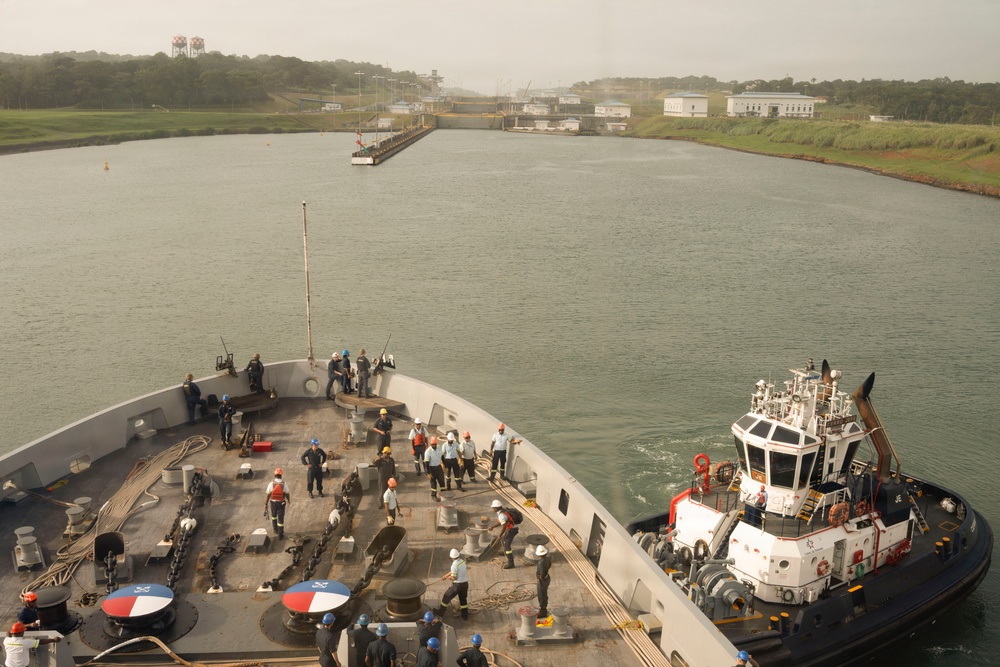 USS San Antonio Panama Canal Transit