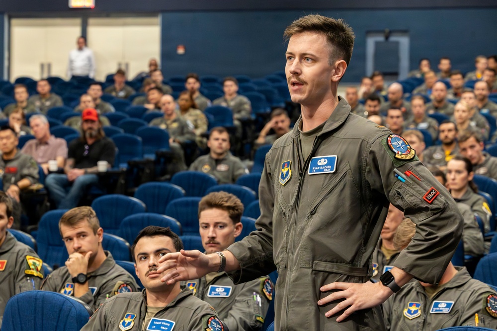 ACC Commander Engages With Sheppard AFB Personnel During All Call