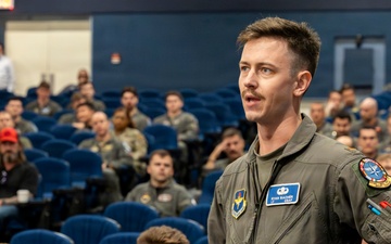 ACC Commander Engages With Sheppard AFB Personnel During All Call
