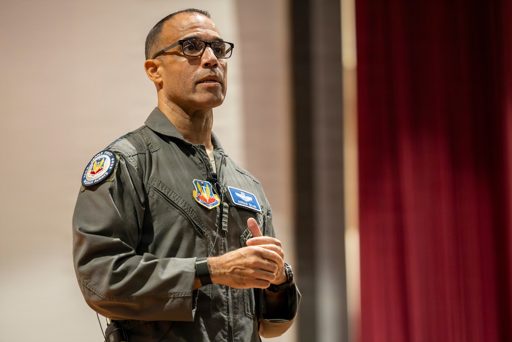 ACC Commander Engages With Sheppard AFB Personnel During All Call