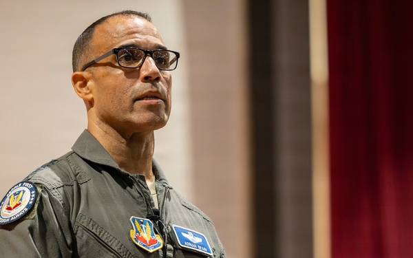 ACC Commander Engages With Sheppard AFB Personnel During All Call
