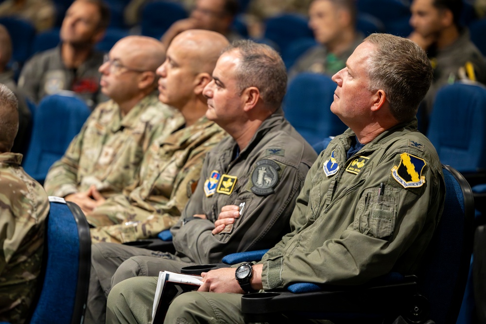 ACC Commander Engages With Sheppard AFB Personnel During All Call