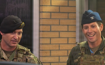 125th Fighter Wing Commander Greets Wing Members at the Gate