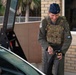 125th Fighter Wing Commander Greets Wing Members at the Gate