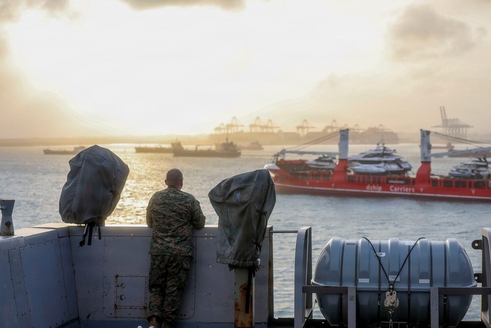 USS San Antonio Panama Canal Transit