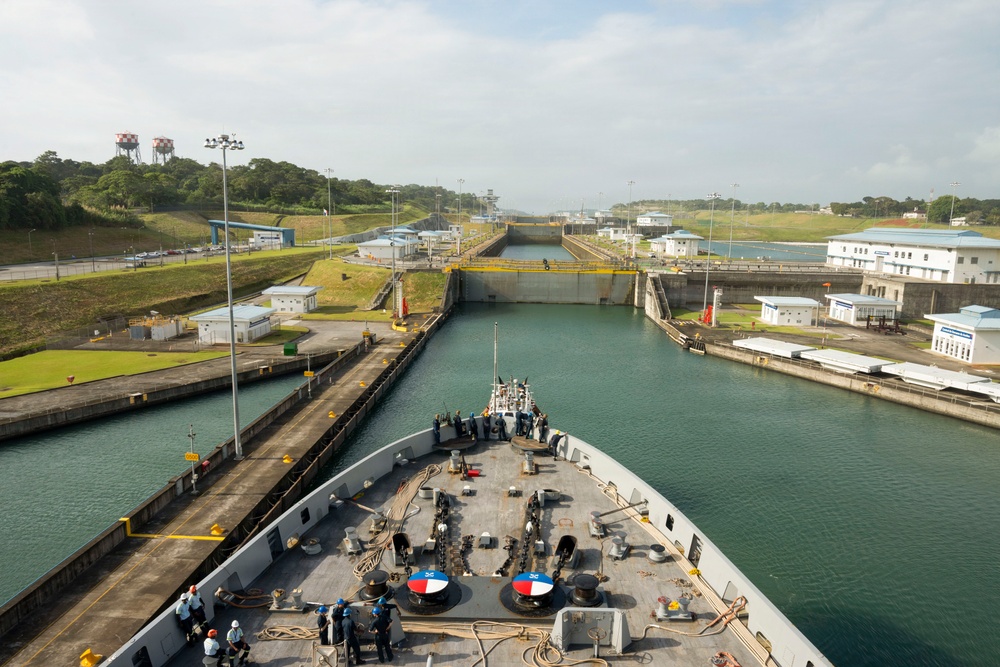 USS San Antonio Panama Canal Transit