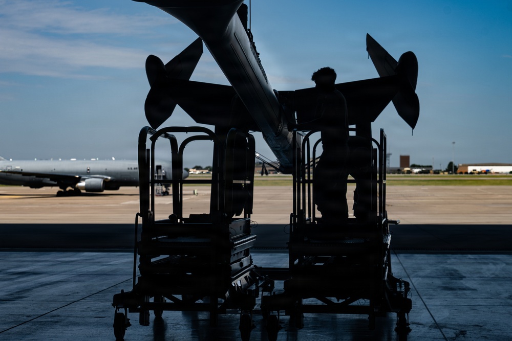 The work behind the tanker