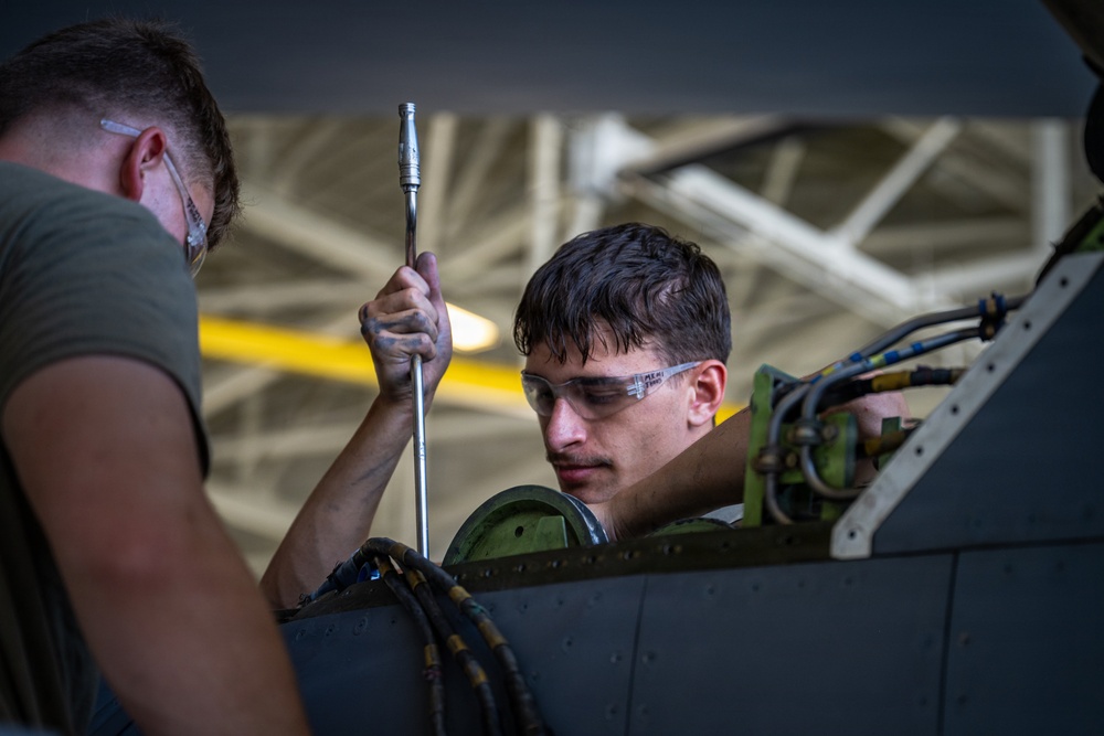 The work behind the tanker