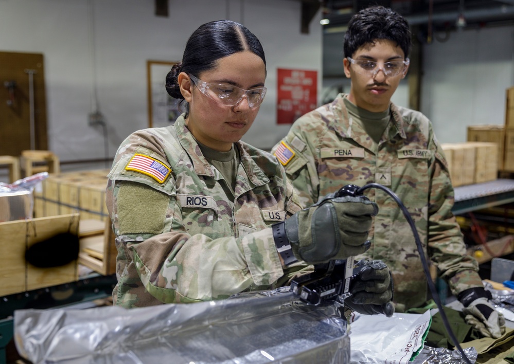 Preparing Munitions Shipments