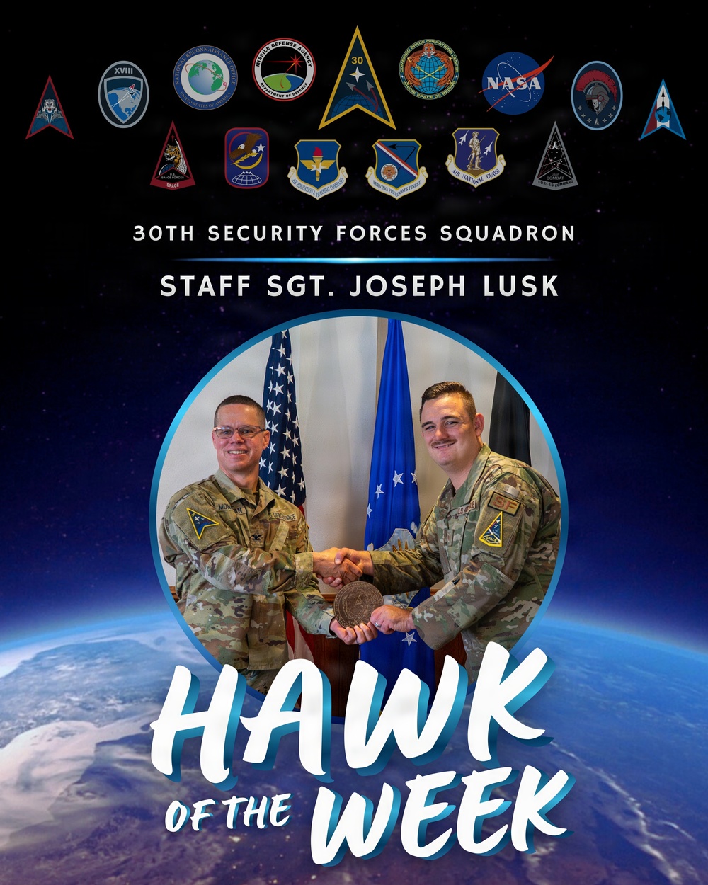 Vandenberg's Hawk of the Week Award on August 26