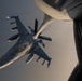 KC-135 supports F-16 refueling operation in CENTCOM