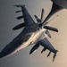 KC-135 supports F-16 refueling operation in CENTCOM
