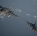 KC-135 supports F-16 refueling operation in CENTCOM
