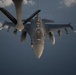 KC-135 supports F-16 refueling operation in CENTCOM