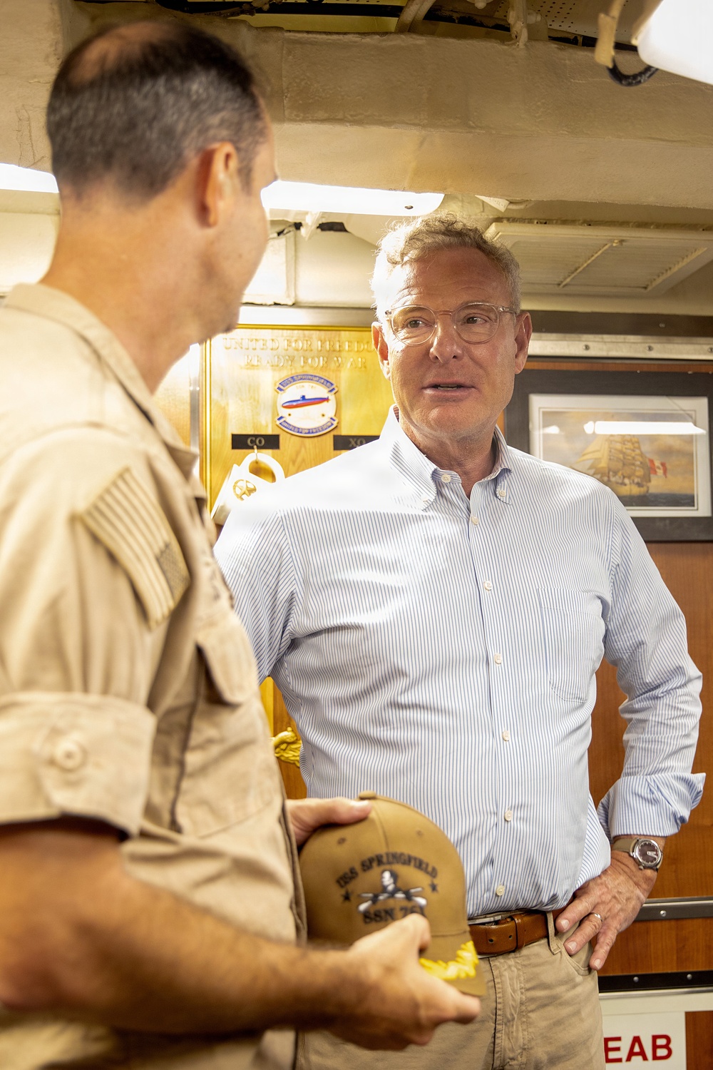Congressman Scott Peters Visits USS Springfield (SSN 761)