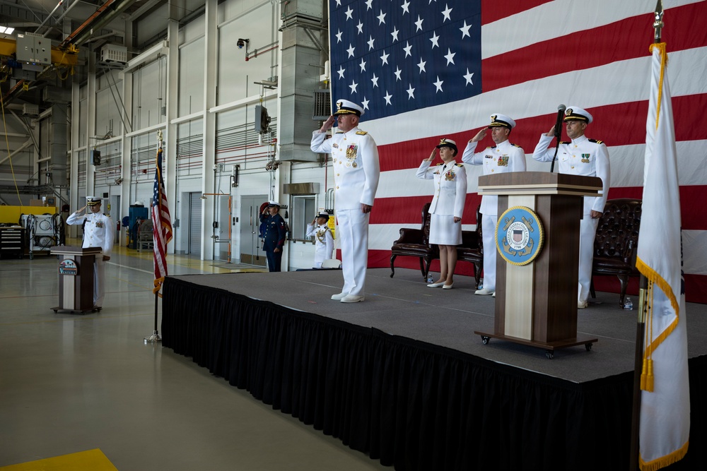 Coast Guard Air Station Ventura holds Change of Command ceremony