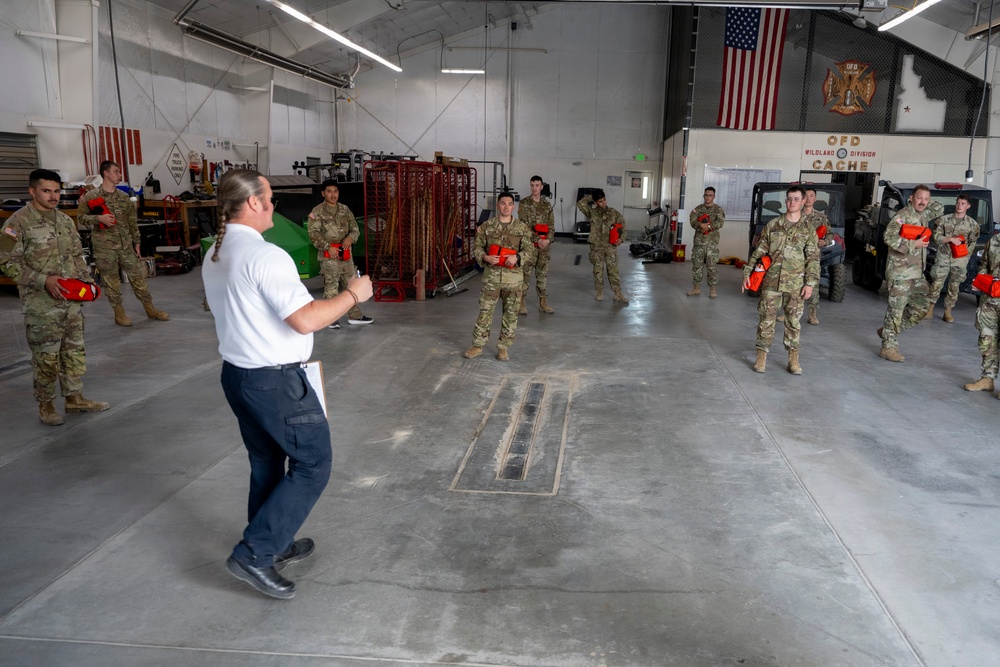 Idaho National Guard members train for wildland fire response